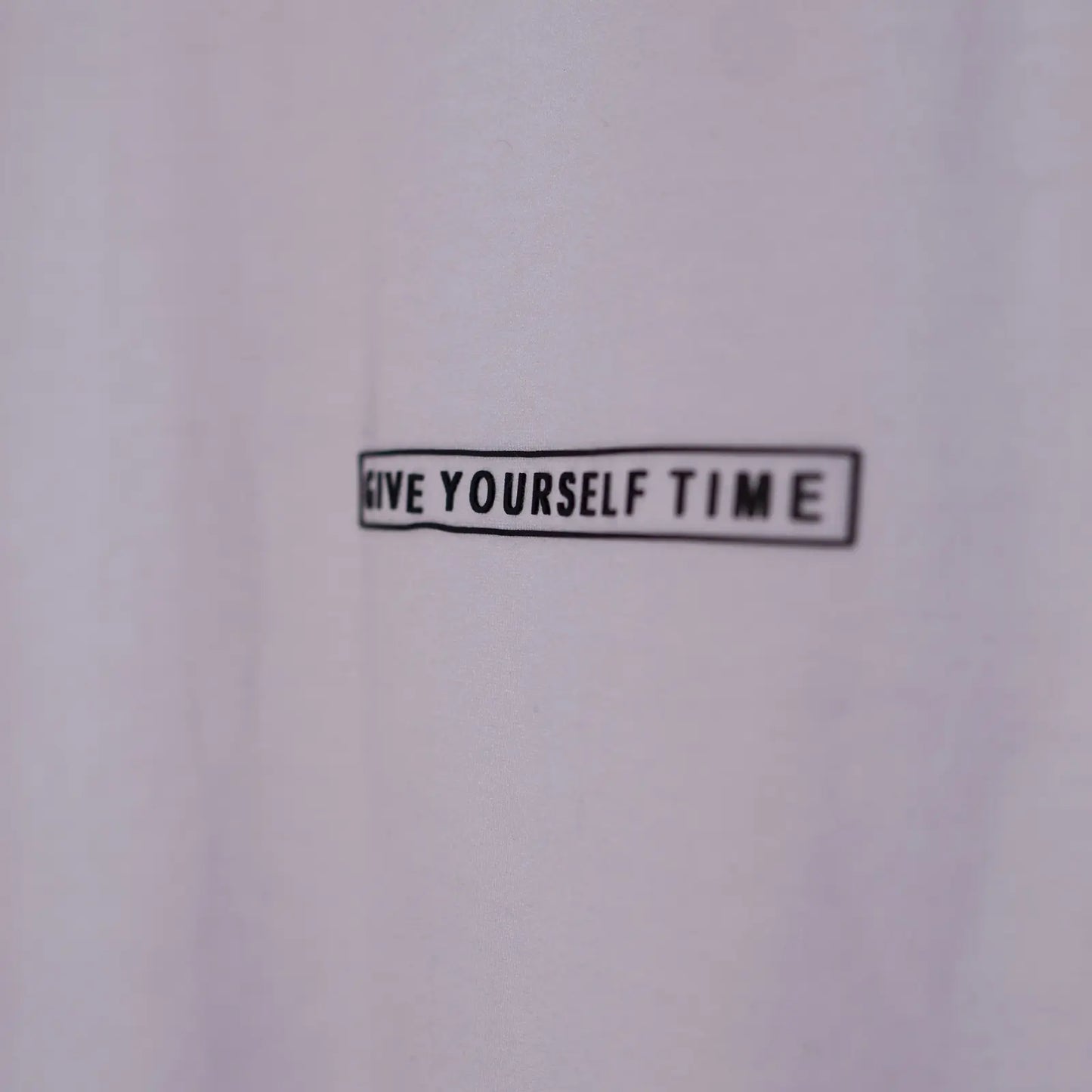 Give Yourself Time Quotes Oversized T-Shirts