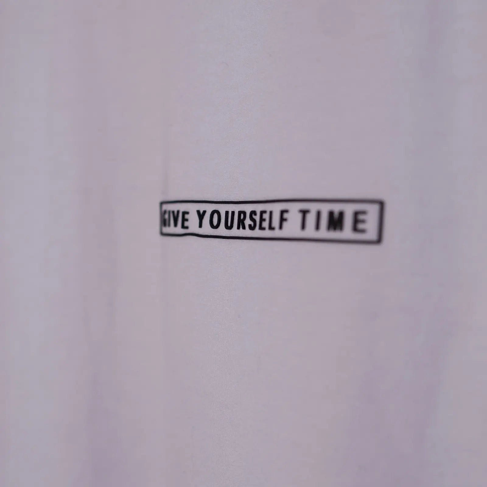Give Yourself Time Quotes Oversized T-Shirts