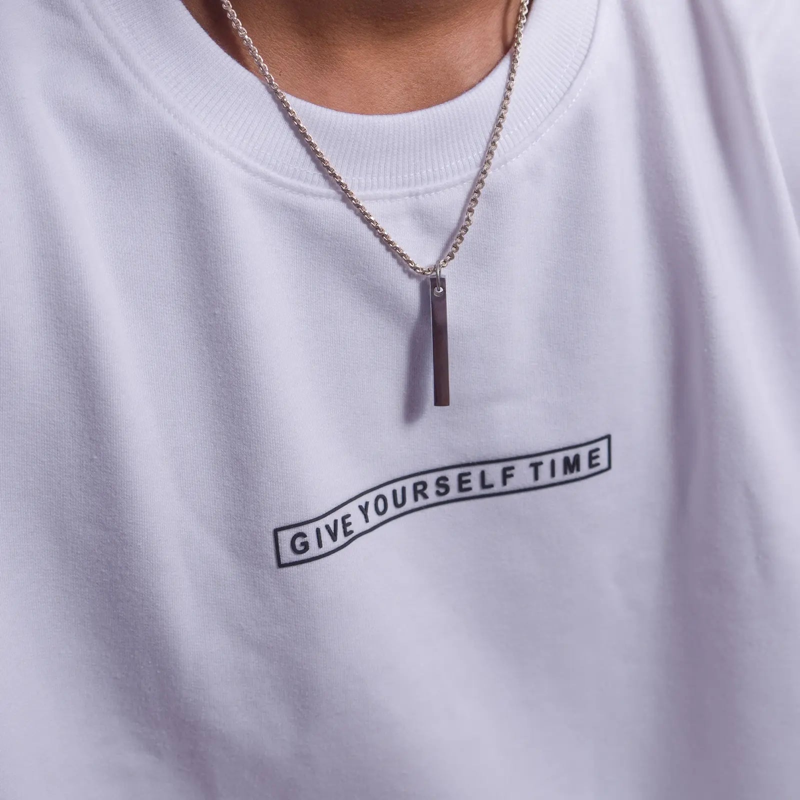 Give Yourself Time Quotes Oversized T-Shirts