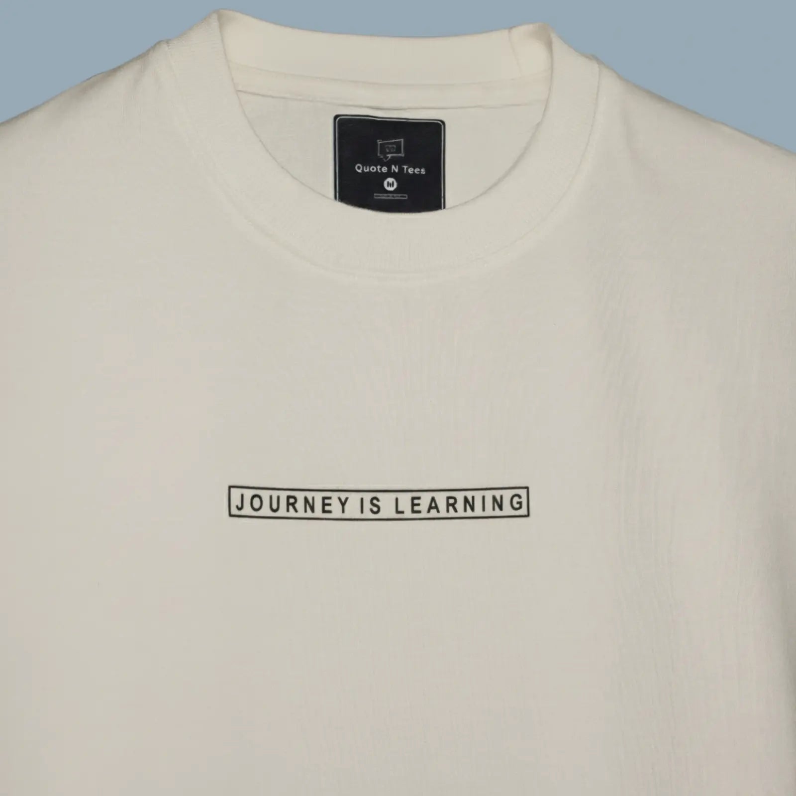 Journey is learning quotes t-shirts offwhite (2)