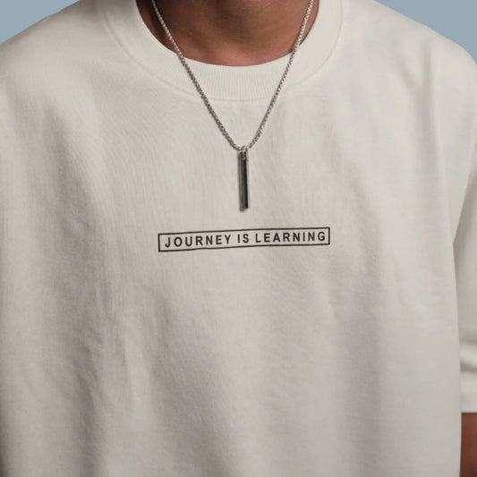 Journey is learning quotes t-shirts offwhite