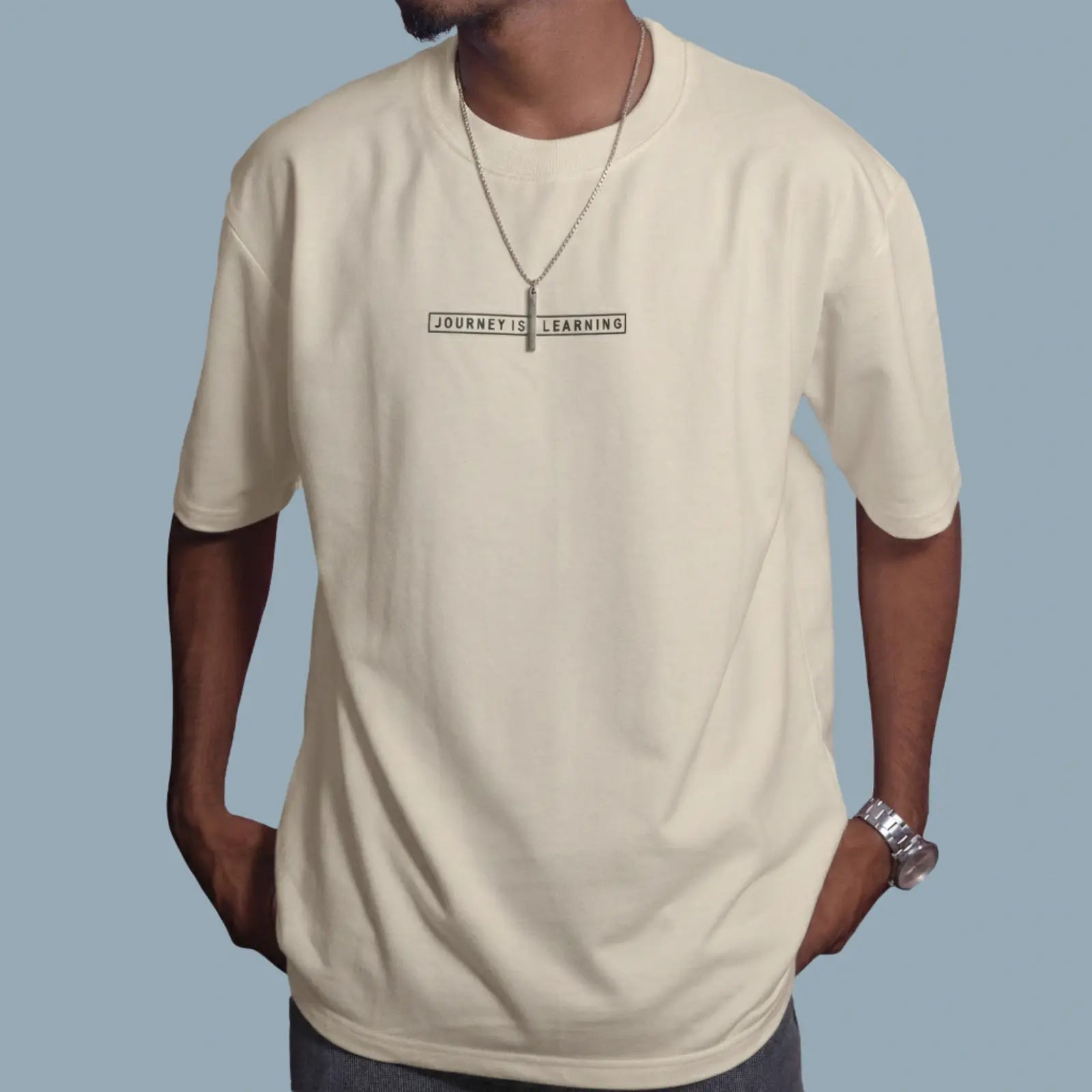 Journey is learning quotes t-shirts offwhite