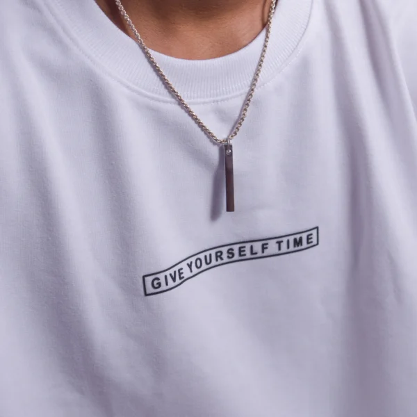Give Yourself Time Quotes Oversized T-Shirts