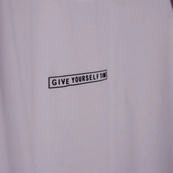 Give Yourself Time Quotes Oversized T-Shirts