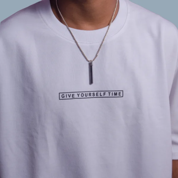 Give Yourself Time Quotes Oversized T-Shirts