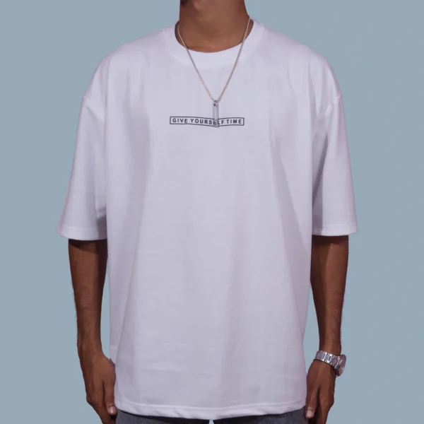 Give Yourself Time Quotes Oversized T-Shirts