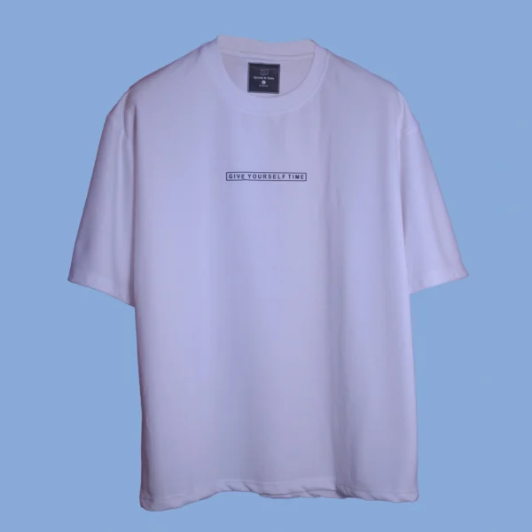 Give Yourself Time Quotes Oversized T-Shirts